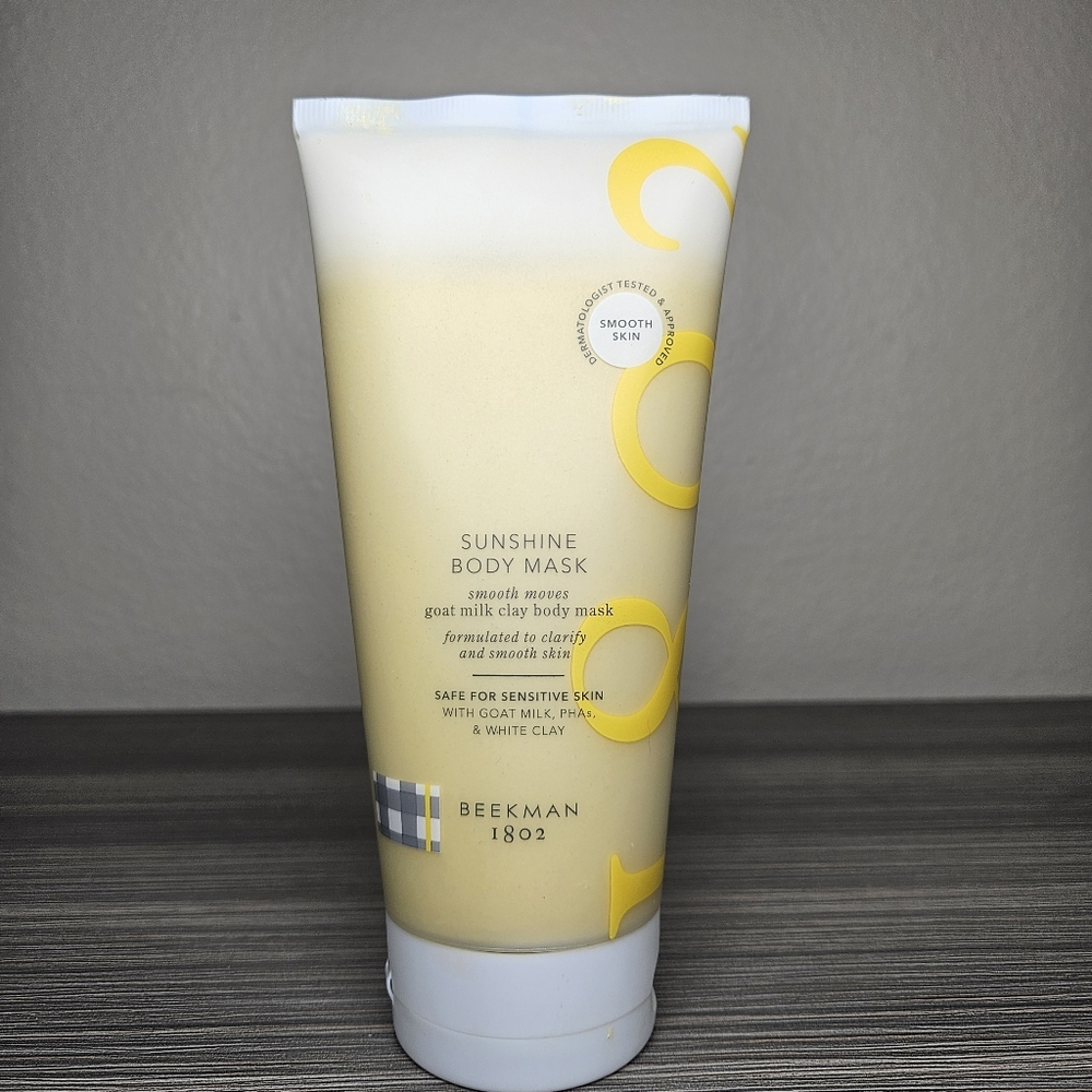 Beekman 1802 Sunshine Body Mask with Goat Milk Clay Body Mask, PHAs & White Clay